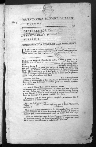 1788 (1er janvier)-1791 (9 novembre)