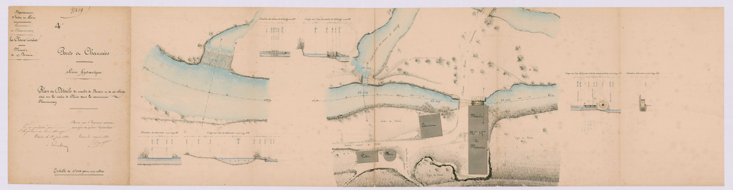 Plan et détails (10 juin 1861)