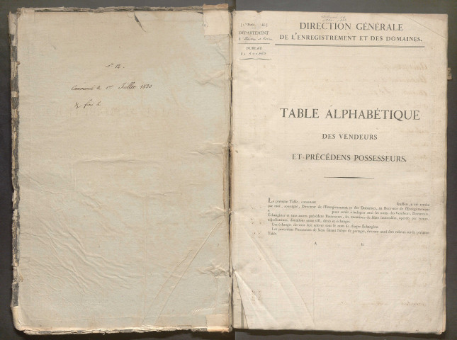 1830-1833 – N° d'origine : 12