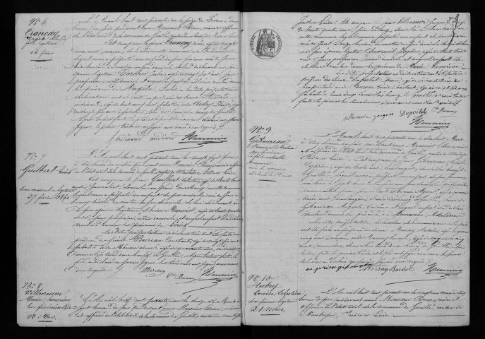 Naissances, 1861-1885