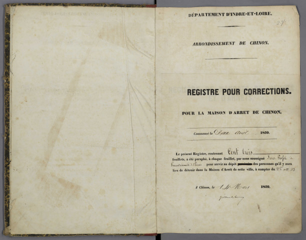 2 avril 1859-16 août 1860