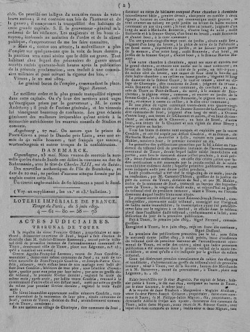 1809, deux numéros