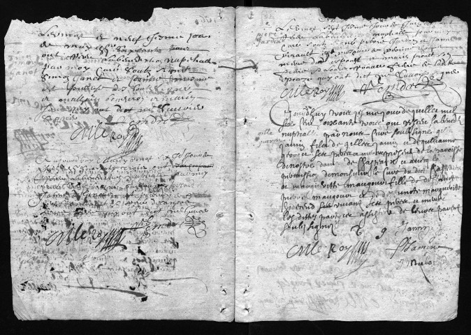 Collection communale. Baptêmes,1660-1676 ; mariages, 1663-1673 ; sépultures, 1671-1681