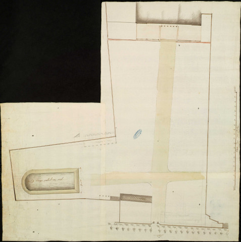 Projet d'aménagement de 1807 modifié : [plan du percement de la rue de Buffon].