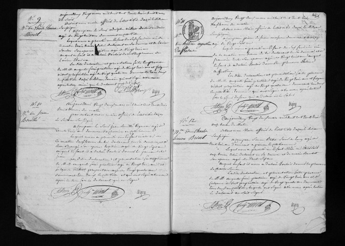 Naissances, 1833-1860