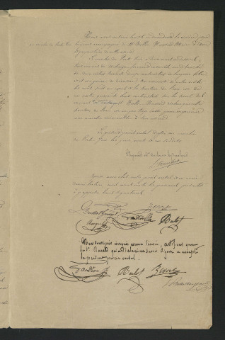 Procès-verbal de visite (2 août 1850)