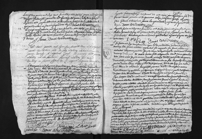 Collection du greffe. Baptêmes, mariages, sépultures, 1770