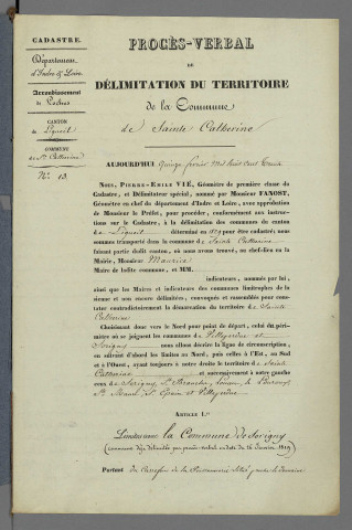 Sainte-Catherine-de-Fierbois (1830)