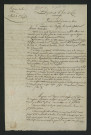 Procès-verbal de visite (18 juillet 1833)