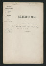 Arrêté portant règlement hydraulique du moulin (26 octobre 1863)