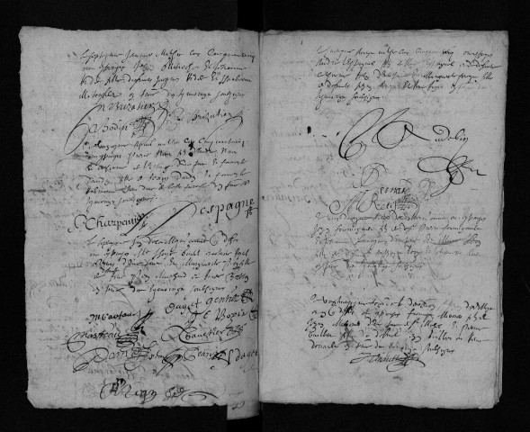 Collection communale. Mariages, 1654-1663
