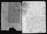 Collection communale. Baptêmes, 1646-1662 ; mariages, 1652-1661 (lac. 1654-1656) ; sépultures 1649-1662
