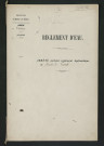 Arrêté portant règlement hydraulique (25 juillet 1861)
