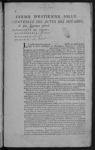1738 (3 mars)-1740 (19 juillet)