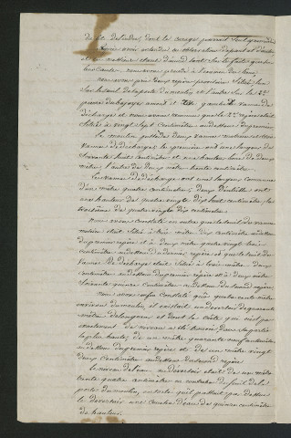 Procès-verbal de visite (24 juillet 1839)