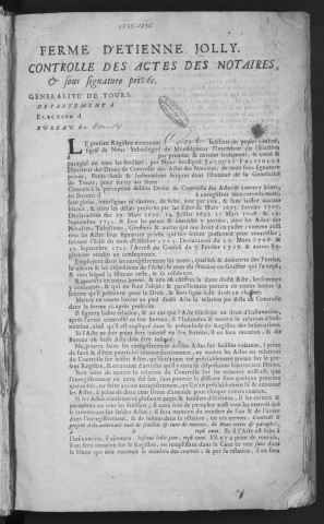 1735 (28 février)-1736 (14 mai)