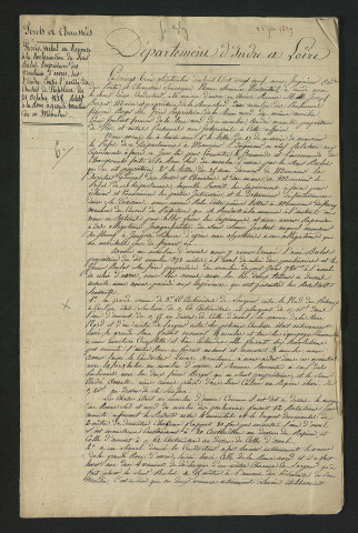 Procès-verbal de visite en réponse au refus de travaux de la roue à grande mouture (23 septembre 1829)