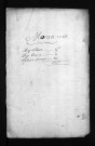 Collection du greffe. Baptêmes, mariages, sépultures, 1766