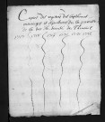 Baptêmes, mariages, sépultures, 1717-1722