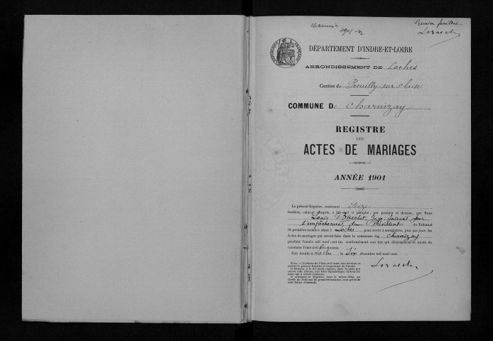 Mariages, 1901-1905