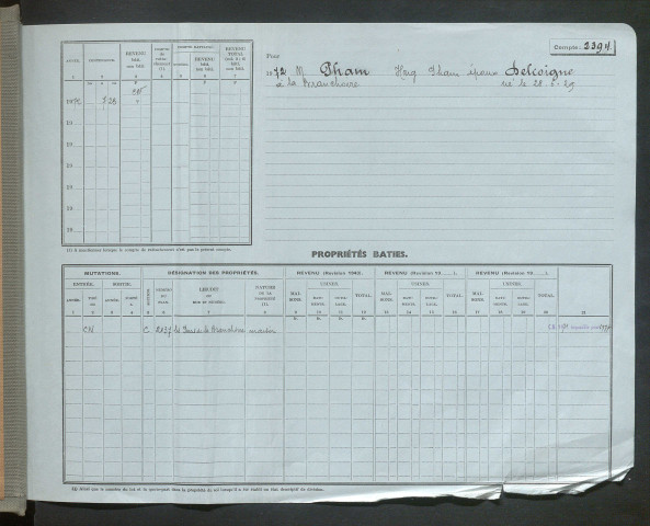 Comptes actifs Ph - S.