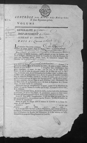 1777 (7 mai) - 1778 (30 janvier)
