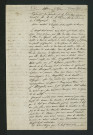 Règlement du moulin de la Touche, demandé par son propriétaire, le Sieur de La Ferrière (28 avril 1836)