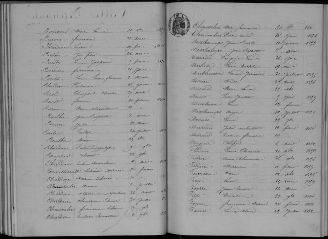 Naissances, mariages, décès