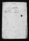 Collection du greffe. Baptêmes, mariages, sépultures, 1761