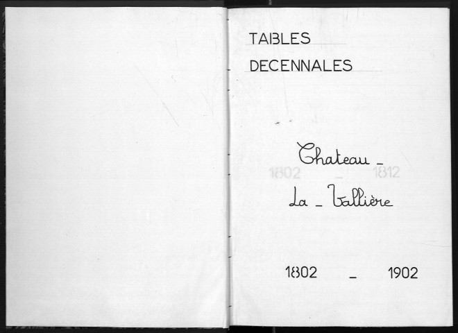 Naissances, mariages, décès