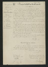 Procès-verbal de récolement après vérification du repère définitif (4 avril 1860)