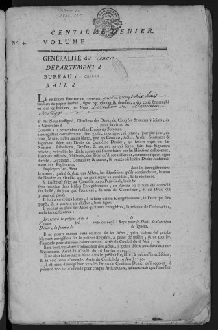 1779 (25 novembre)-1781 (7 juillet)