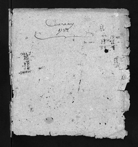 Collection du greffe. Baptêmes, mariages, sépultures, 1782