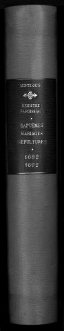Collection communale. Baptêmes, mariages, sépultures, 1682-1692