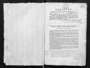 Collection communale. Baptêmes, mariages, sépultures, 1789