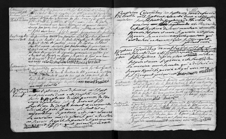 Collection du greffe. Baptêmes, mariages, sépultures, 1762