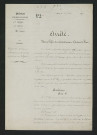 Arrêté préfectoral de mise en demeure d'exécution de travaux (16 juin 1860)