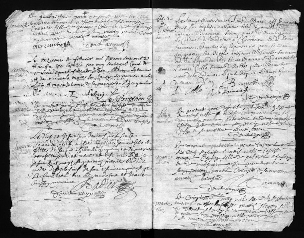 Collection communale. Baptêmes, mariages, sépultures, 1669-1672