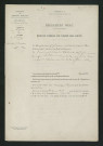 Projet de règlement d'eau, visite de l'ingénieur des Ponts et chaussées (29 juin 1853)