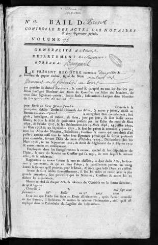 1765 (2 juillet)-1766 (28 décembre)