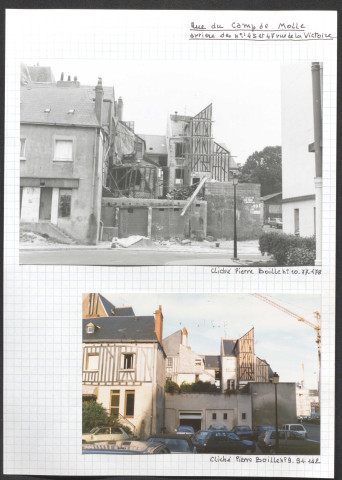 Rue du Camp de Molle, arrière des 45 et 47 rue de la Victoire.