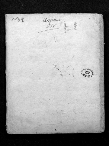 Collection du greffe. Baptêmes, mariages, sépultures, 1758