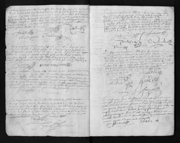 Collection communale. Baptêmes, mariages, sépultures, 1668-1680