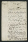 Procès-verbal de vérification (19 octobre 1832)
