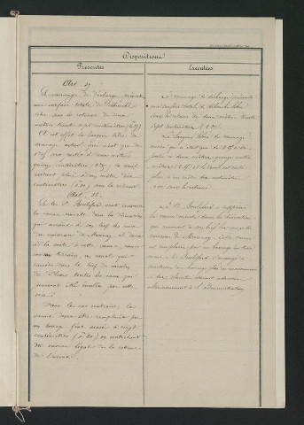 Procès-verbal de récolement (30 mars 1860)