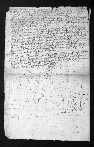 Collection du greffe. Baptêmes, mariages, sépultures, 1684 - Les années 1682-1683 sont lacunaires dans cette collection