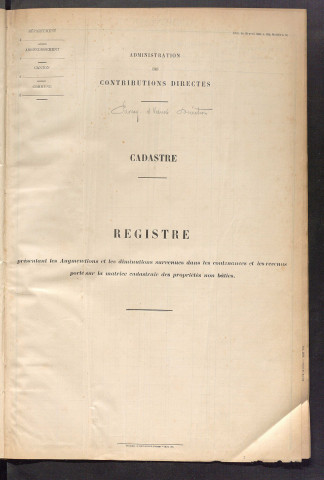 Matrice des propriétés foncières, fol. 1081 à 1138 ; table alphabétique des propriétaires.