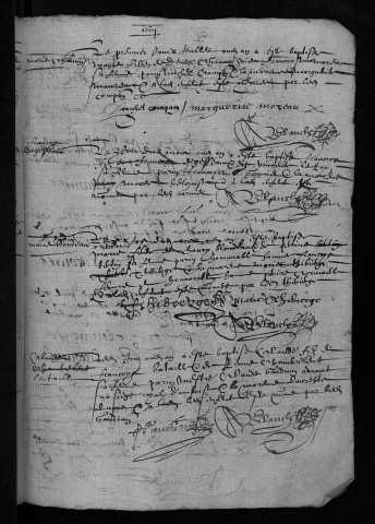 Collection communale. Baptêmes, juillet 1610-1614