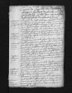 Collection du greffe. Baptêmes, mariages, sépultures, 1714