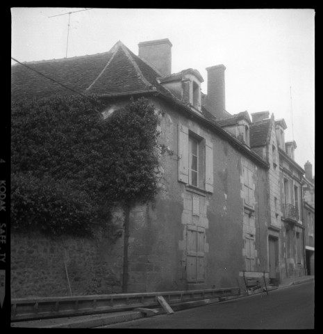 Descartes. Maison natale de René Descartes. Relevé de l'état actuel. Architecte : Emile Coutier. Propriétaire : Commune de Descartes.